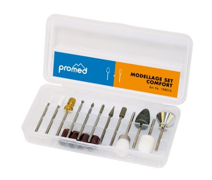 PROMED opzetstukjes set nagelfrees COMFORT, 17-delig - 0