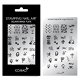 KONAD Square nail stempel 04 ' SKULL ROCK N ROLL - 0 - Thumbnail