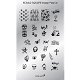 KONAD Square nail stempel 04 ' SKULL ROCK N ROLL - 1 - Thumbnail