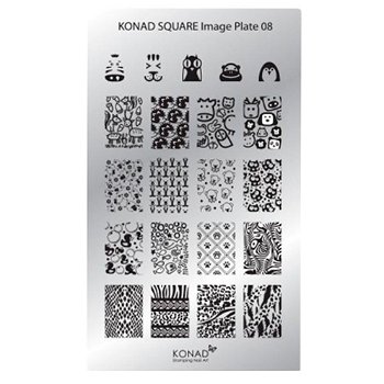 KONAD Square plate 07 ' TRIBAL FLAME ' - 1