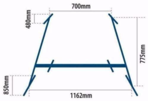 Dj apparatuur stand 780 mm (AVS) - Afbeelding 3
