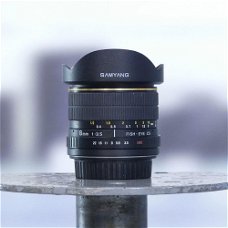Samyang 8mm 3.5 Fisheye CS (Canon EF-S) 8 nr. 2804