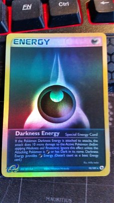 Darkness Energy (Special) 93/109 Rare (reverse) Ex Ruby & Sapphire  licht-gebruikt