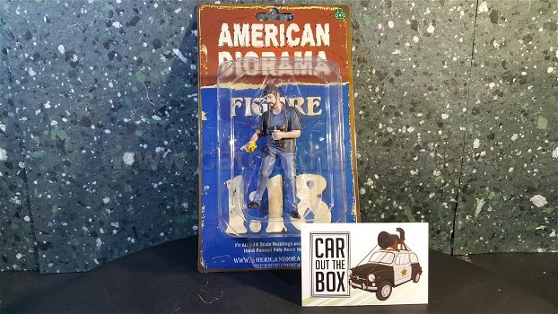 Diorama figuur 1/18 weekend car show figure 7 AD116 - 2