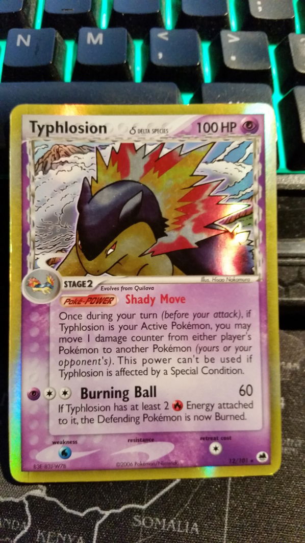 Typhlosion (Delta Species) 12/101 Holo Ex Dragon Frontiers gebruikt - nr. 1