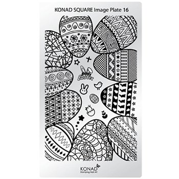 KONAD Square Image Plate 16 ' PASEN / EASTER ' - 1