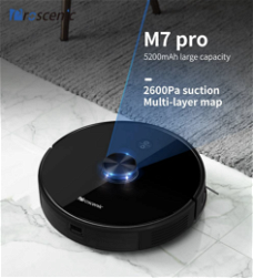 Proscenic M7 Pro 2-in-1 Smart Robot Vacuum Cleaner 2600Pa Powerful Suction LDS Laser