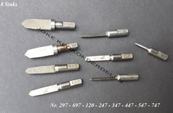 8 Boren / Ruimers - verbusapparaat Bergeon =42802
