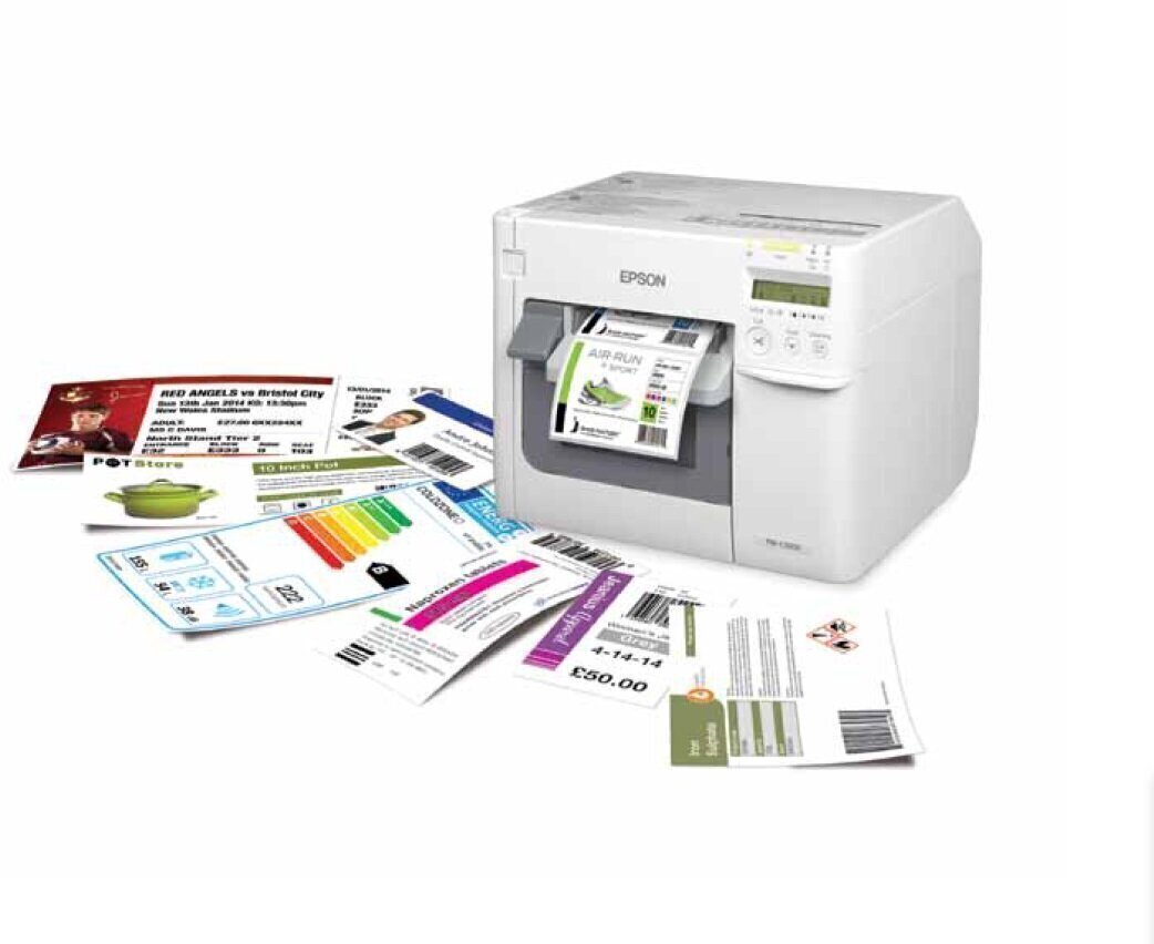 Epson ColorWorks C3500 Label Club C31CD54012CD-Bundle4, cutter, disp., USB, Ethernet, NiceLabel, wit - Afbeelding 6