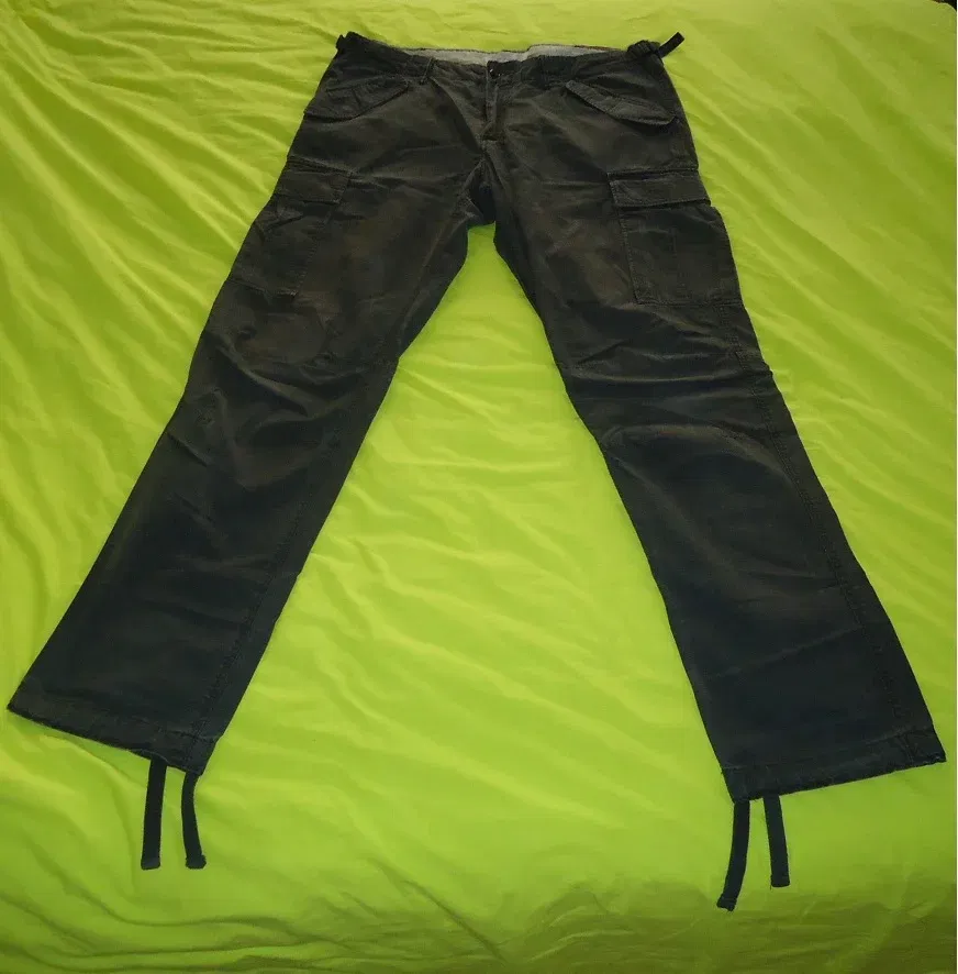 Te koop een grijze utilitybroek van H&M (maat: 36). - nr. 1
