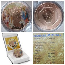 Ukraine 2015 1 Grivna Archangel Michael Freska 1oz zilver  