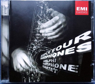 Adelphi Saxophone Quartet ‎– Simply Four Saxophones (CD) Nieuw - 0