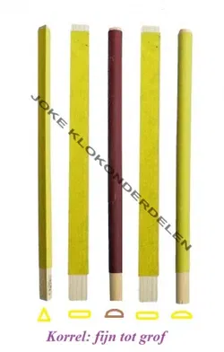 = Assortiment 5 Schuurlatjes =39446