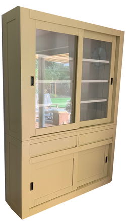 Buffetkast ivoor - wit Design 180 x 40/40 x 220cm soft close