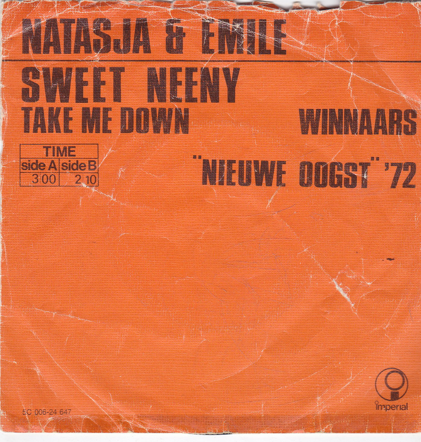 Single Natasja & Emile - Sweet neeny - nr. 1