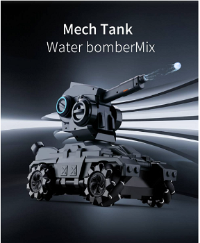 SMRC M10 1:10 2.4G Water Bombs Battle Drift Tank 10km/h High-speed 360 Degree Rotating I - 0