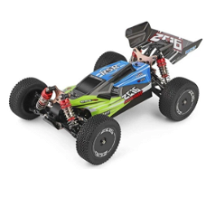 Wltoys 144001 1/14 2.4G 4WD 60km/h Electric Brushed Off-Road Buggy RC Car RTR Two Batteries - Green