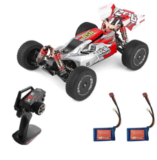 Wltoys 144001  2.4G 4WD 60km/h Electric Two Batteries -  Red