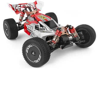 Wltoys 144001 2.4G 4WD 60km/h Electric Two Batteries - Red - 2