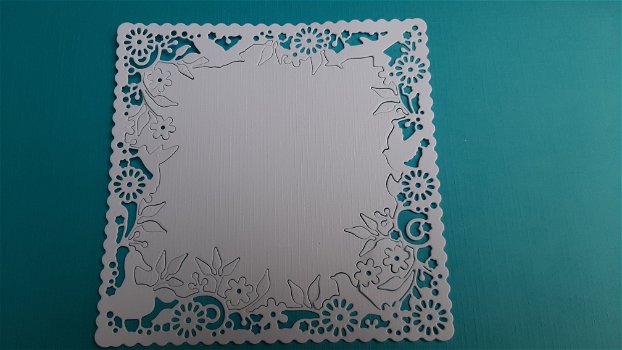 613 Frame / gans bloemen - 1