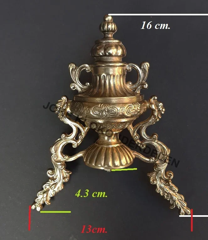 = Klokstel ornament = brons =42630 - Afbeelding 2