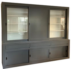 Buffetkast XXL grijs Assen 300 x 240cm dichte middendeur