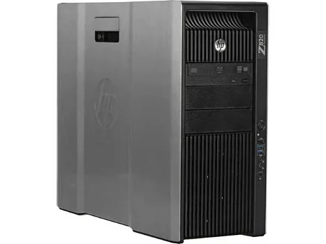 HP Z820 Workstation 2x Intel Xeon 12C E5-2697 V2 2.70Ghz, 64GB 8x8GB, 250GB SSD + 4TB HDD SATA - 1