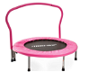 Merax Children Mini Folding Trampoline Indoor Fitness Training Equipment - Pink - 0 - Thumbnail