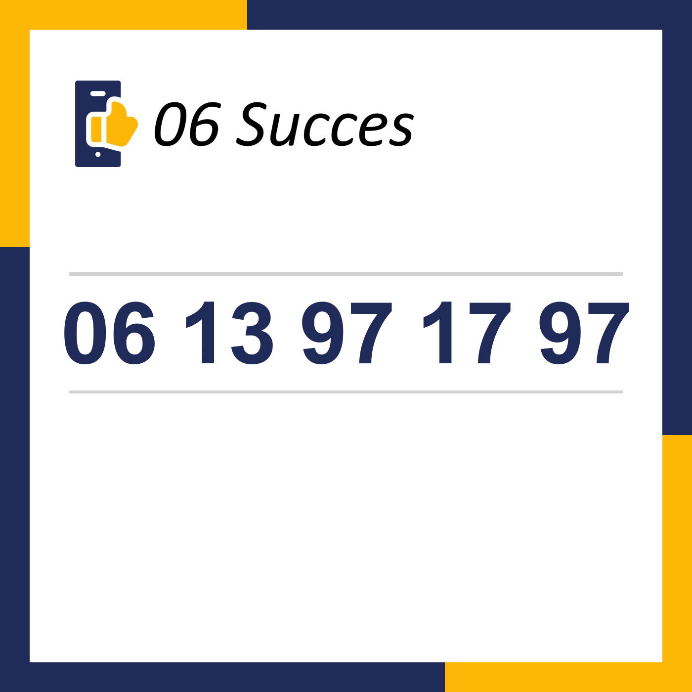 06 13 97 17 97 (Lebara) | 06 Succes - nr. 1