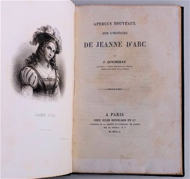 Aperçus nouveaux sur l’histoire Jeanne d’Arc 1850 Quicherat - 0
