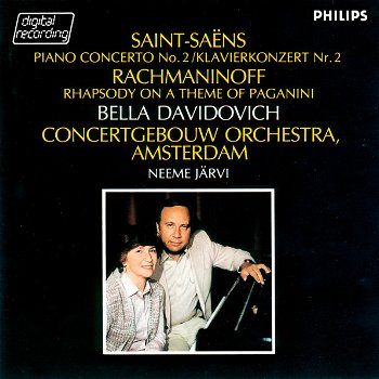 Neeme Järvi - Saint-Saëns / Rachmaninoff - Rhapsody On A Theme Of Paganini (CD) - 0