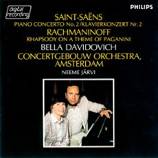 Neeme Järvi  -  Saint-Saëns / Rachmaninoff - Rhapsody On A Theme Of Paganini  (CD) 
