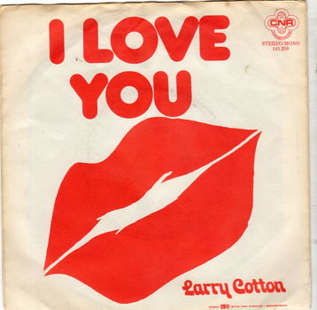 Larry Cotton ‎– I Love You (1974) - 0