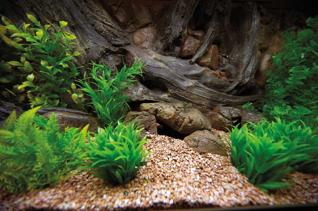 Amazone Aquarium achterwand 150x60cm in 2 delen. - nr. 1