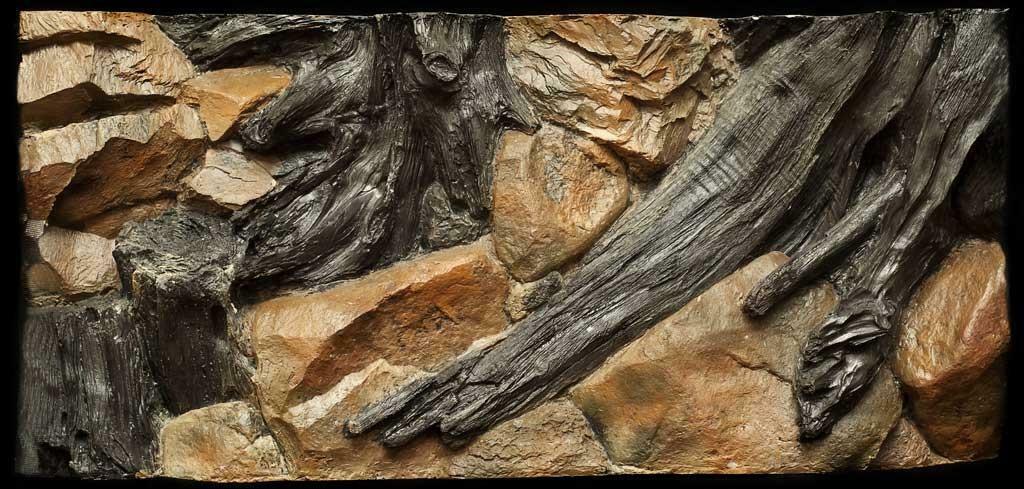 "Root" Aquarium/Terrarium Polyester achterwand - Afbeelding 3