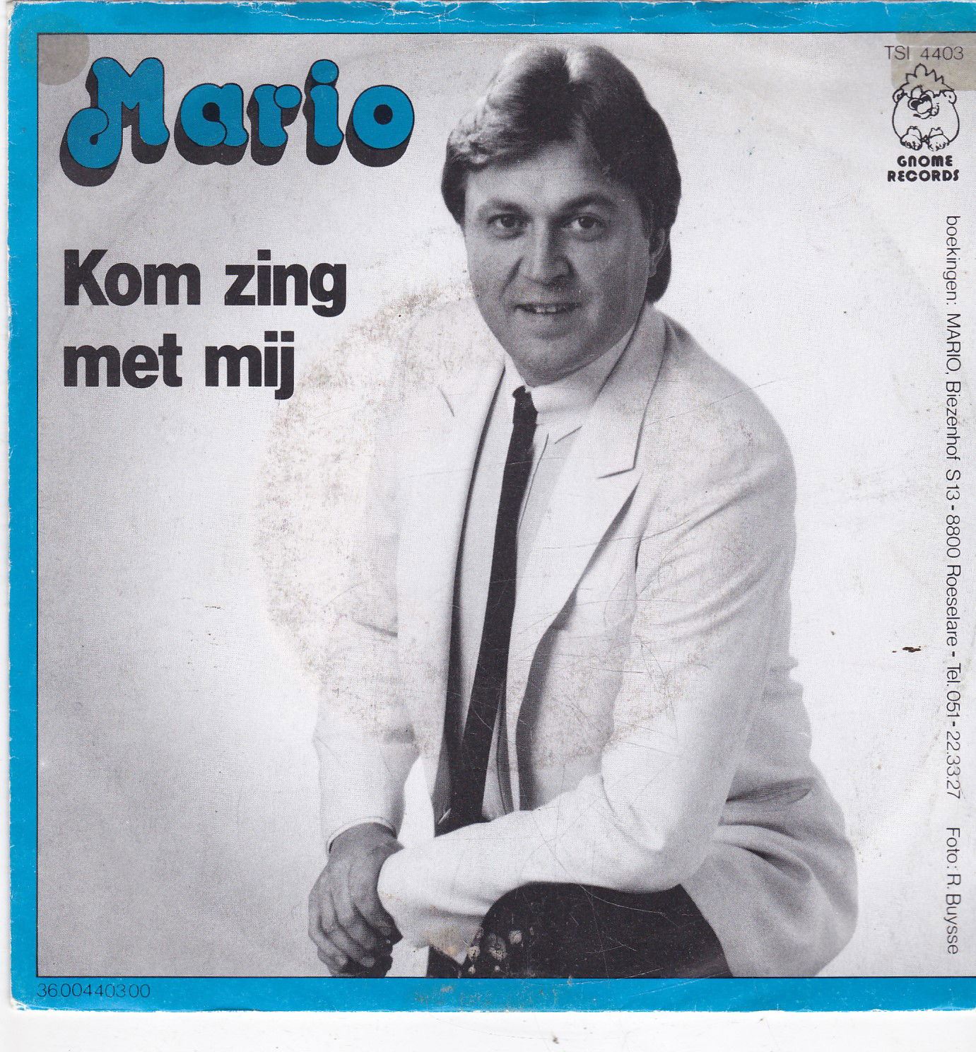 Single Mario - Kom zing met mij - nr. 1