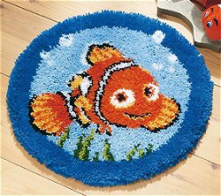 Knoopkussen/vloerkleed NEMO NIEUW !
