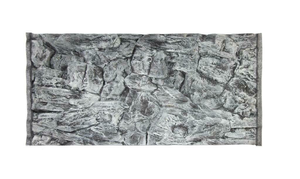 Aquarium 3D Achterwand Rock grijs 120x60 uit 1 deel - Afbeelding 3