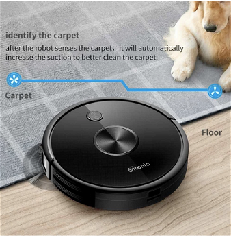 Proscenic Ultenic D5 Robot Vacuum Cleaner 2200Pa Max Suction Wi-Fi & Alexa Control - 4