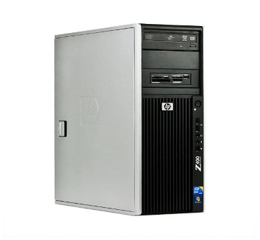 HP Z400 Workstation W3550 3.0GHz 8GB DDR3, 128GB SSD + 1TB HDD/DVDRW Quadro 2000 Win 10 Pro - 1