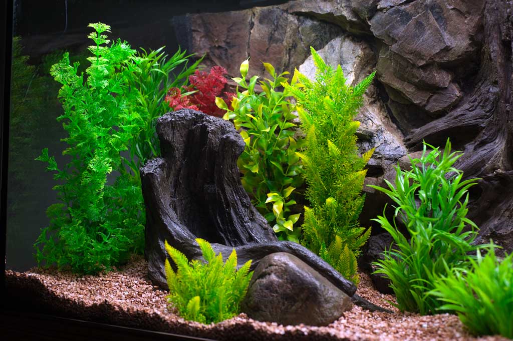 "Root/Stone" Polyester Aquarium Element 22x37cm. - nr. 1