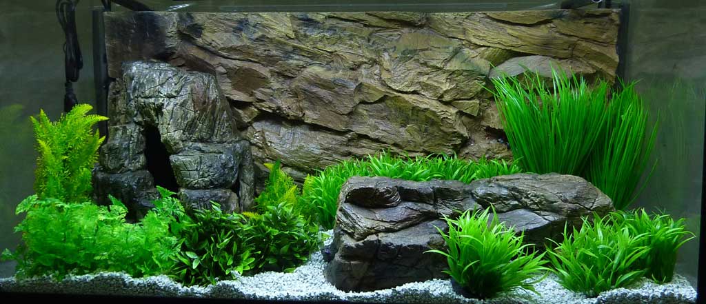 Rock 100×50 Polyester Aquarium achterwand. - nr. 1