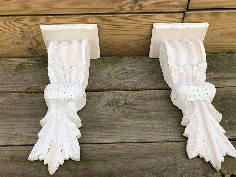 hand gesneden uit koloniaals hout,plank houder - Afbeelding 3
