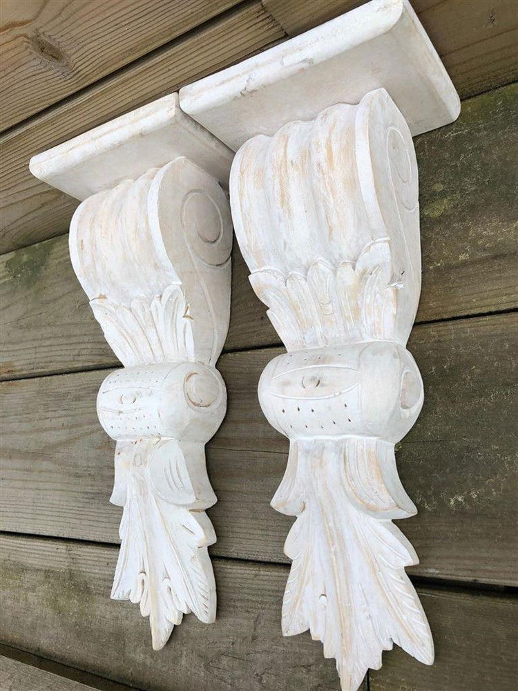 hand gesneden uit koloniaals hout,plank houder - Afbeelding 5