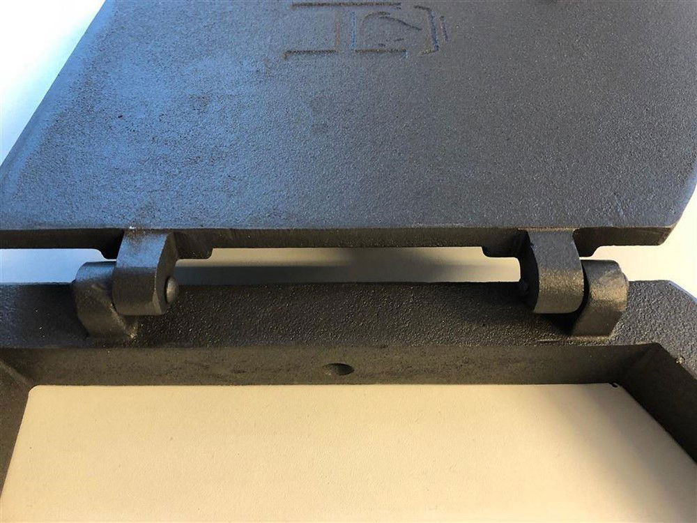 1 deur pizza oven + temp. meter, gietijzer onbehandeld - Afbeelding 7