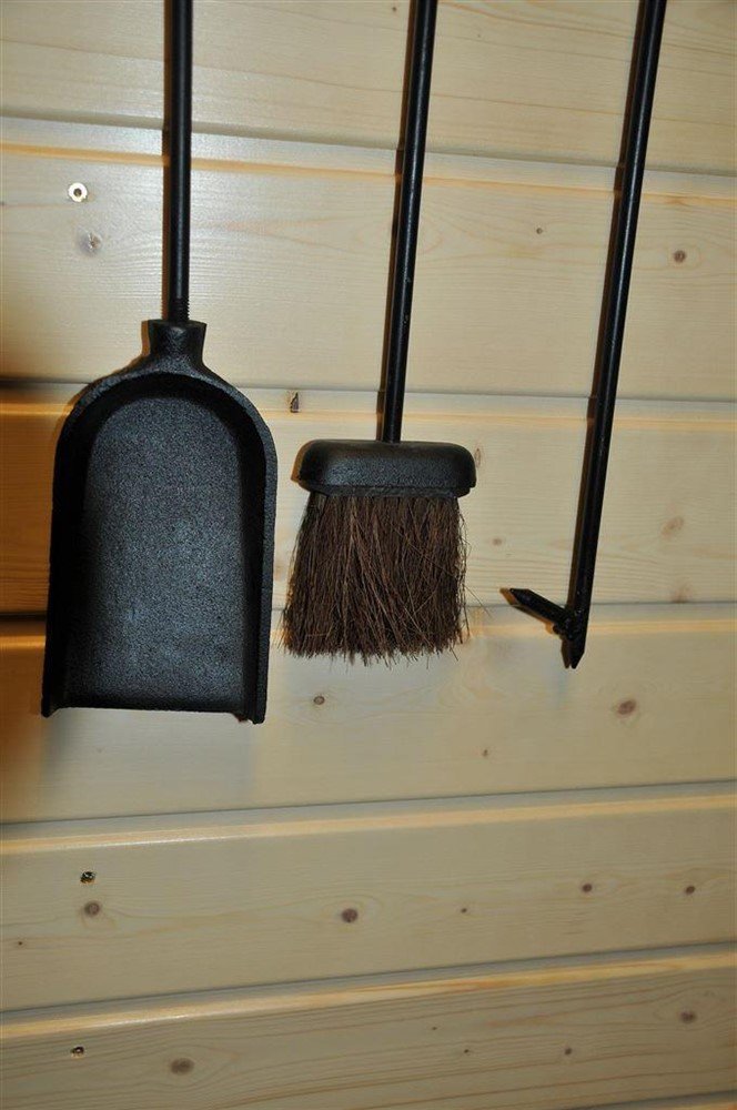 1 Haard Gereedschap, zwarte, gietijzeren - Afbeelding 4