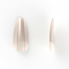 Natural Coffin / Ballerina nagel tips, 100 stuks