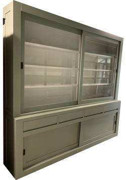 Buffetkast XL Engels groen design 260 x 240cm soft close