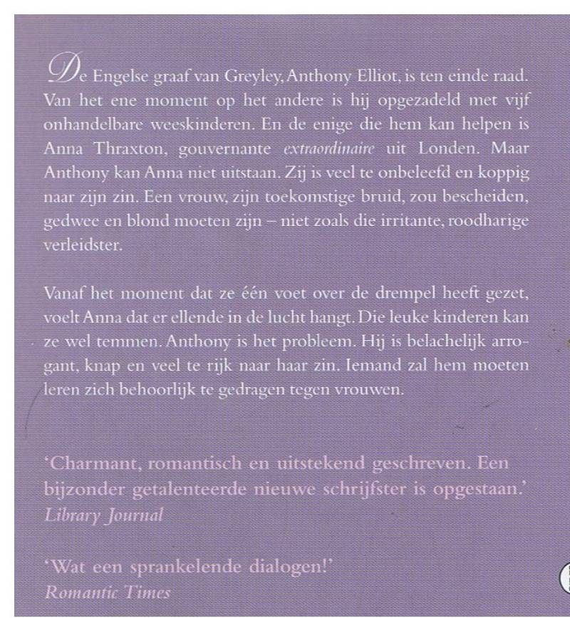 Karen Hawkins - De gouvernante - Afbeelding 2