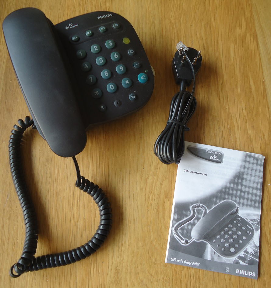 Te koop een vaste telefoon van Philips (model: Elegance 44). - Afbeelding 7